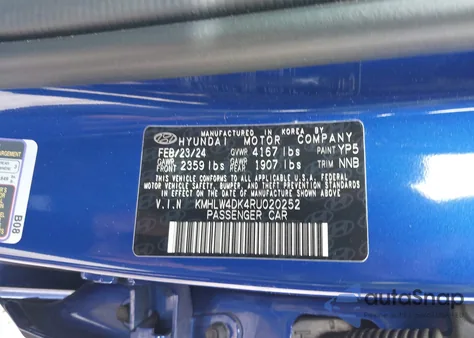 2024 Hyundai Elantra N from USA, damaged, VIN KMHLW4DK4RU020252